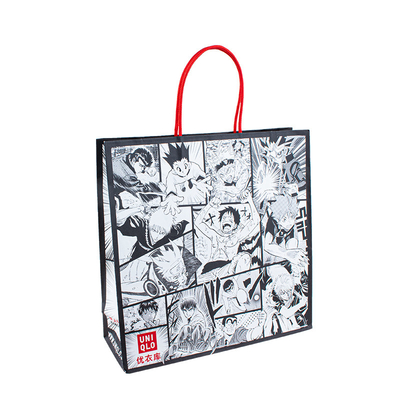 Luxury Gift Jewelry Shopping Paper Bag With Handles Wholesale Custom Logo